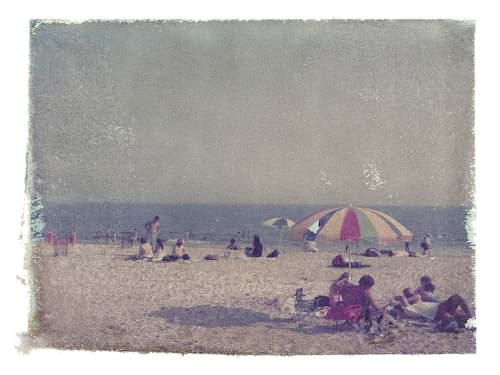 Beach Umbrella | Photography by She Hit Pause. Item composed of paper