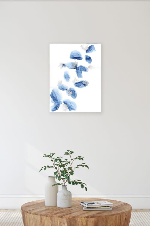 breath of blue | abstract original art | Watercolor Painting in Paintings by Megan Spindler