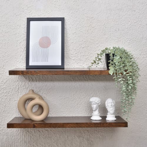 Custom Floating Shelves, Kitchen Shelves, Bathroom Shelves | Ledge in Storage by Picwoodwork. Item composed of wood