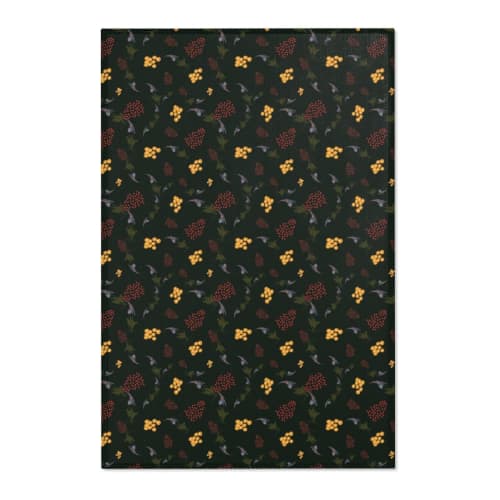 Orchid no.3 Area Rug | Rugs by Odd Duck Press. Item made of wool & fiber