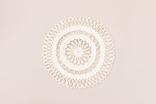 Handwoven Seagrass Placemat | Trivet | All Natural | Tableware by NEEPA HUT