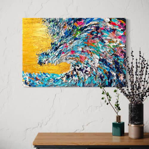 My Highest Potential | Oil And Acrylic Painting in Paintings by Monika Kupiec Abstract Art