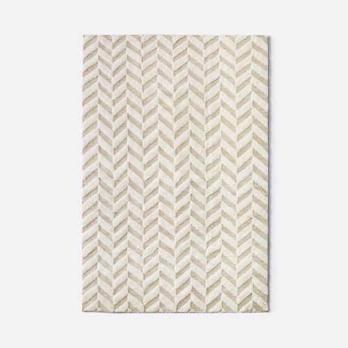 Herringbone White | Work by District Loom