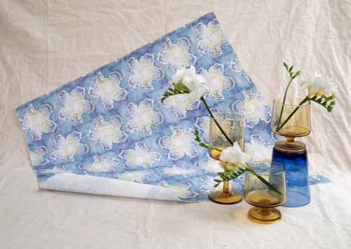 Alastair Orchid Fabric | Linens & Bedding by Stevie Howell. Item composed of fabric
