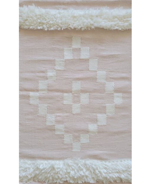 Cotton Candy Pink Handwoven Rug | Area Rug in Rugs by Mumo Toronto. Item made of cotton