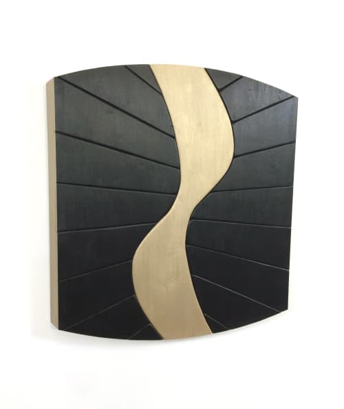 Shield of Xerxes | Wall Sculpture in Wall Hangings by StainsAndGrains. Item composed of wood compatible with contemporary and industrial style