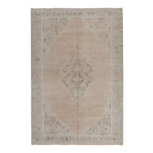 Vintage Turkish Karapinar Rug With Venetian Renaissance Styl | Area Rug in Rugs by Vintage Pillows Store. Item made of wool