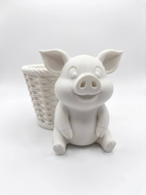 Pig Wicker Planter | Plant Stand in Plants & Landscape by Kimi Craft Corner