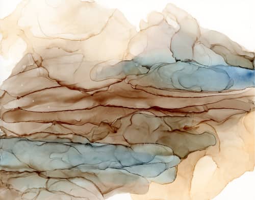 shifting expanse| abstract art original | Watercolor Painting in Paintings by Megan Spindler
