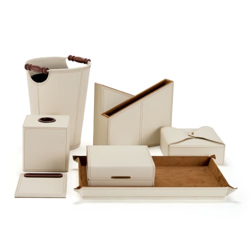 Ivory Essence with Wood Accents | Decorative Objects by Rikan