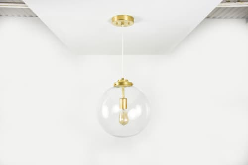 Tacoma - Raw Brass | Pendants by Illuminate Vintage. Item made of brass