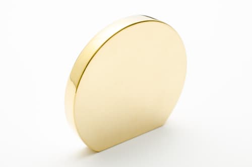Globe 50 Polished Brass | Knob in Hardware by Windborne Studios. Item made of brass