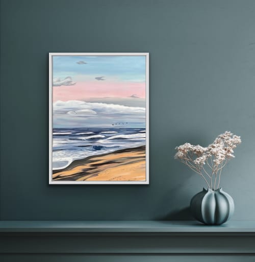 South Beach Sunrise I | Prints by Neon Dunes by Lily Keller. Item made of paper