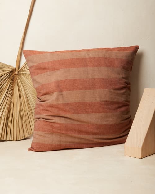 Maze Euro Sham - Sienna | Pillow Insert in Pillows by MINNA