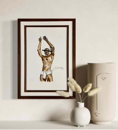 Reese | Watercolor Painting in Paintings by John Velo Studio