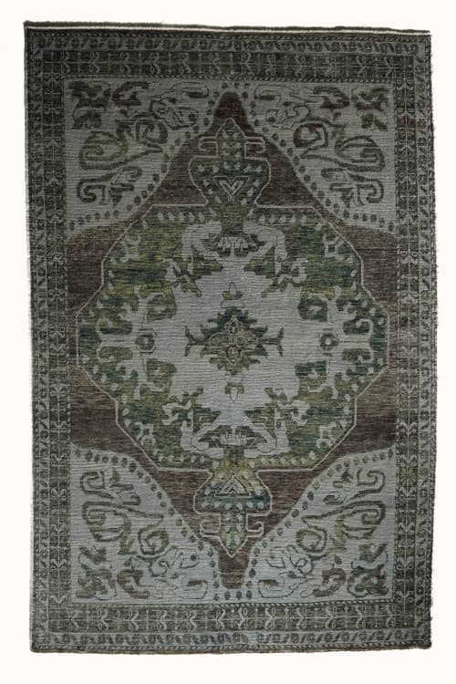 Vintage Turkish Oushak Area Rug | Madison | Rugs by District Loom