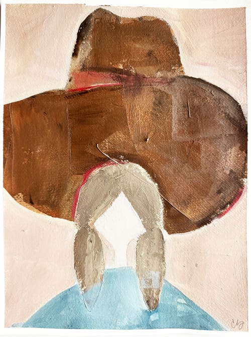 The One Who Held Her Ground | Prints in Paintings by carrie song