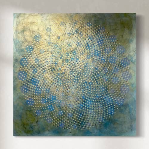 Caelestinus | Paintings by Sorelle Gallery. Item composed of birch wood