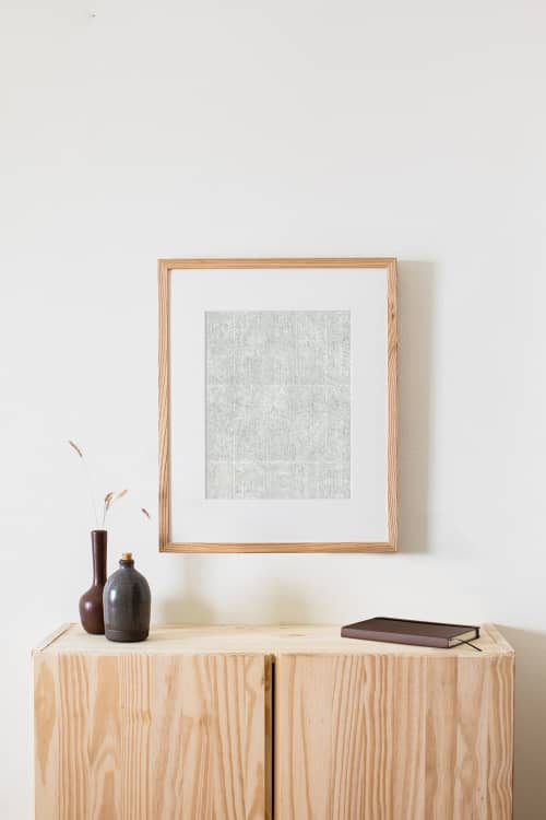 Birch - Grey | Prints by Eso Studio Wallpaper & Textiles. Item composed of paper