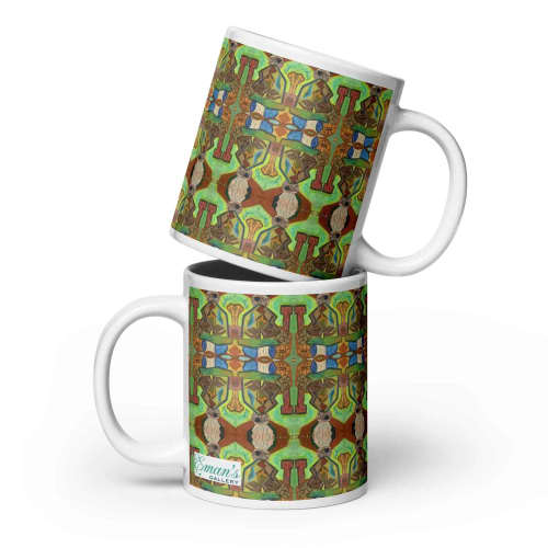 Coffee Mug - Fragmented Soul - Cubist Art | Work by Eman's Gallery