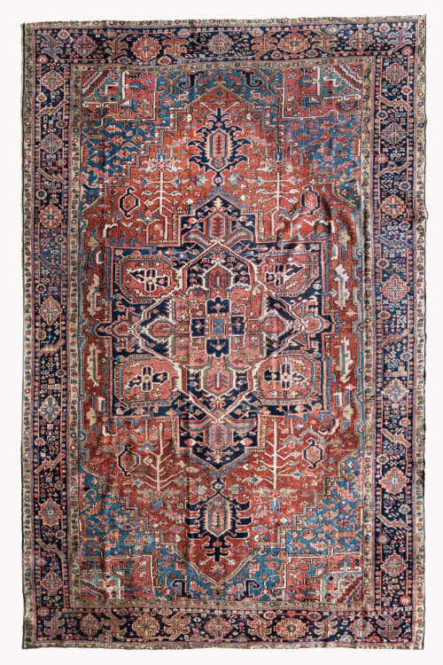 Antique Heriz Area Rug Leonora | Rugs by District Loom