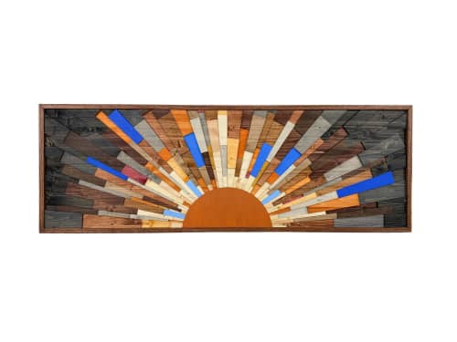 Burning Daylight | Wall Sculpture in Wall Hangings by StainsAndGrains. Item made of wood compatible with contemporary and industrial style