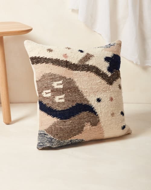 Cartographer Pillow - Light | Pillows by MINNA