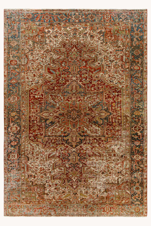 Antique Area rug Thea | Rugs by District Loom