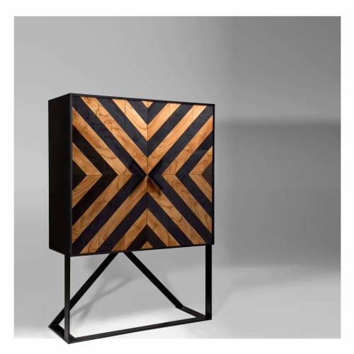 Mahana Cabinet C&B | Storage by Lara Batista. Item composed of wood