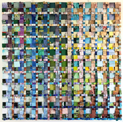 infoxicated identity #5 | Collage in Paintings by Paola Bazz