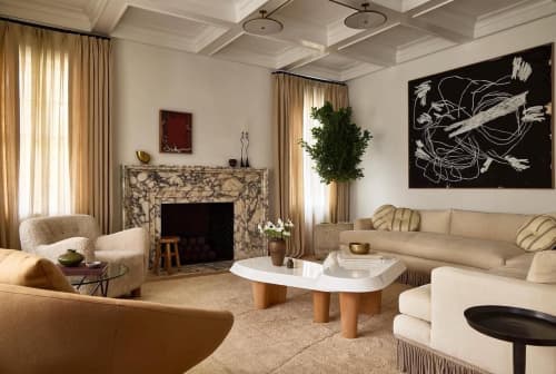 Luxury Marble Fireplace Surround | Custom Stone Mantel | Handcrafted Statement Fireplace | Made to Order | Fireplaces by AEGEAN MARBLE ARTISAN ATELIER