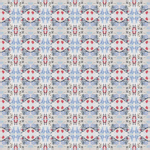 Popped, Powder | Fabric in Linens & Bedding by Philomela Textiles & Wallpaper. Item composed of cotton