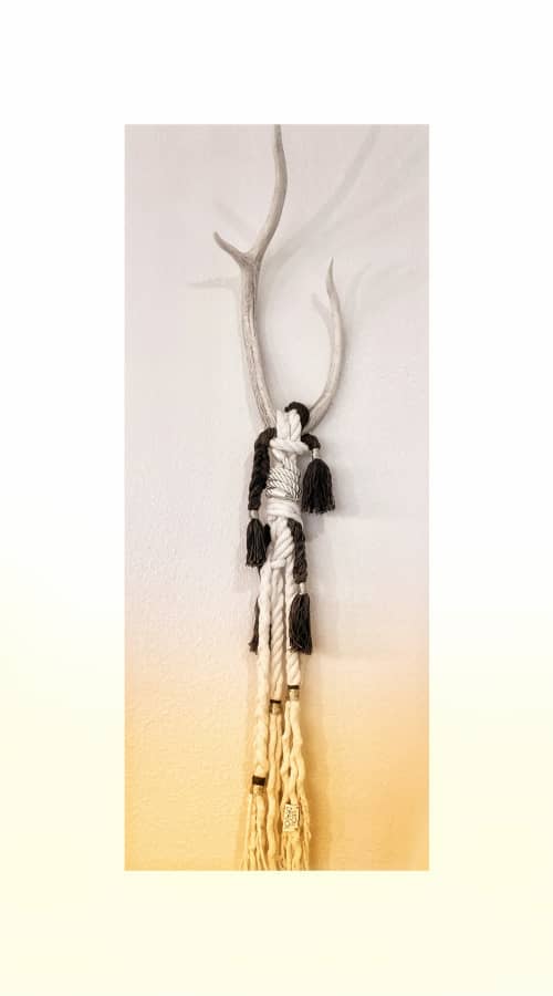 Reborn | Macrame Wall Hanging in Wall Hangings by Gse León Art. Item made of cotton with fiber