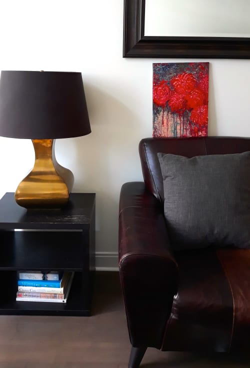 Red dreams | Oil And Acrylic Painting in Paintings by Elena Parau