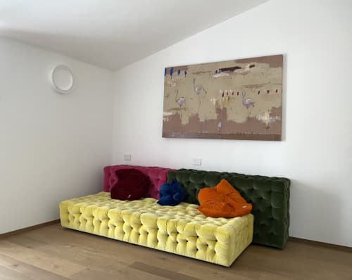 Painting | Oil And Acrylic Painting in Paintings by margherita martinelli. Item composed of canvas