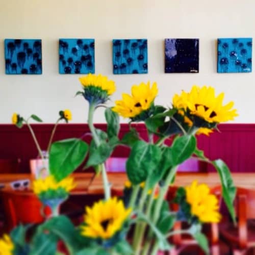 Jellies | Oil And Acrylic Painting in Paintings by Elliott C Nathan | Mission Pie in San Francisco. Item made of canvas