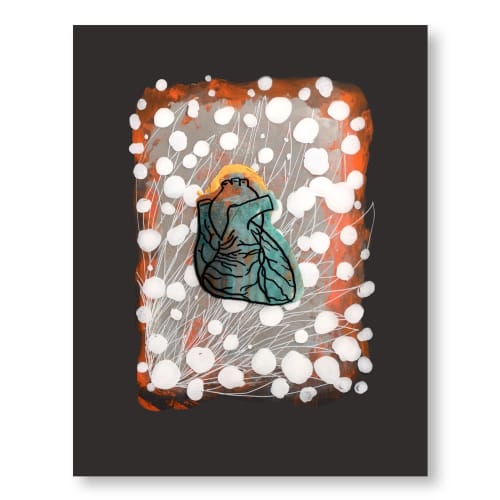 Heart | Mixed Media in Paintings by Nastia Craig