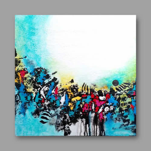 Below the Surface | Oil And Acrylic Painting in Paintings by Robin Jorgensen. Item composed of canvas