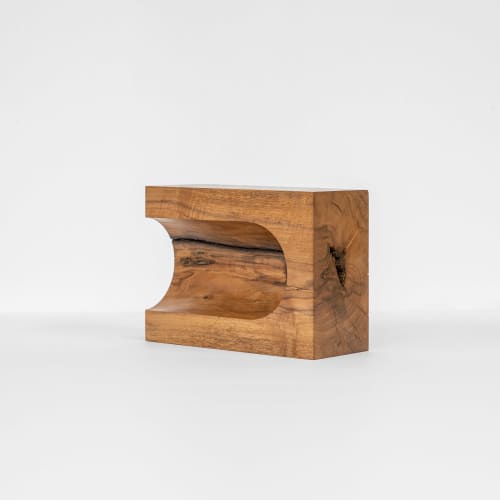 Untitled (subtraction 1), 2020 | Sculptures by Christopher Norman Projects. Item composed of walnut