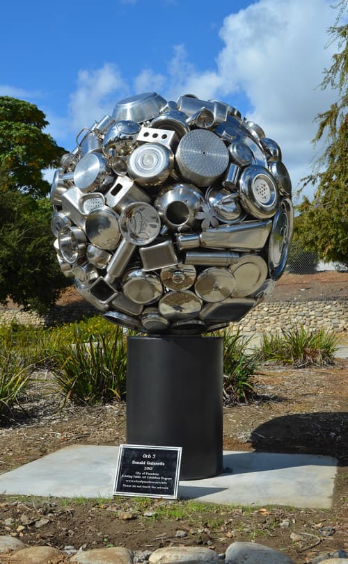 Pasadena Orb | Public Sculptures by Donald Gialanella. Item composed of steel
