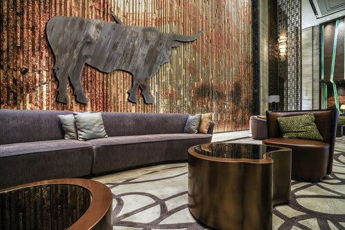 Custom Bull | Wall Sculpture in Wall Hangings by Doug Forrest Studio. Item composed of wood