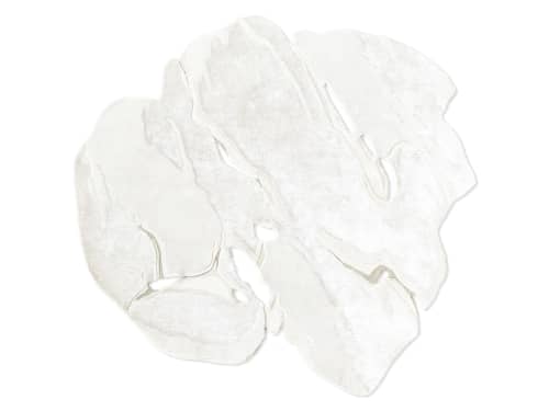 Rug Bianco Contemporary White Irregular Unusual shape | Small Rug in Rugs by Atelier Tapis Rouge. Item composed of wool compatible with contemporary style