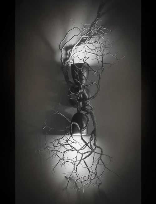 Roots of Destiny Choir | Sconces by F+M FOS - Anna Maria Fragiskos Bitros. Item made of copper