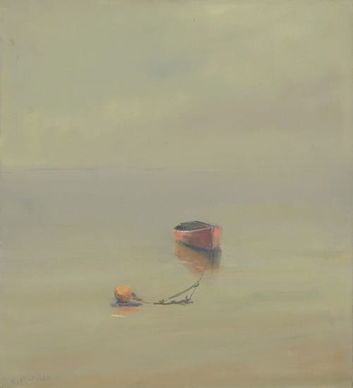Anne Packard "Summer Stillness" | Oil And Acrylic Painting in Paintings by YJ Contemporary Fine Art. Item made of canvas