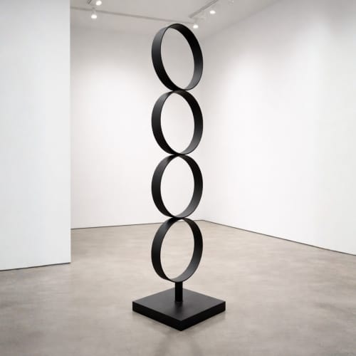 Circa | Public Sculptures by Nicholas Turner. Item composed of metal in minimalism or mid century modern style