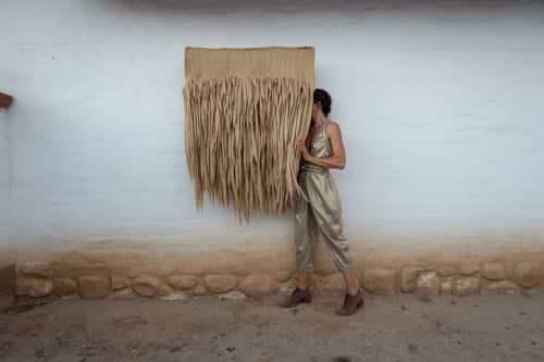 Seed No.404: Camel | Tapestry in Wall Hangings by Taiana Giefer | Santa Barbara in Santa Barbara. Item made of fabric with fiber
