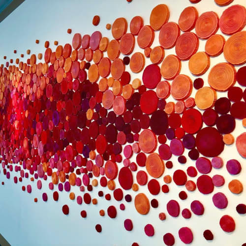 Carson Fox: Smorgasbord | Wall Sculpture in Wall Hangings by Carson Fox Studio | Adelphi University in Garden City. Item made of synthetic