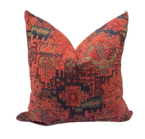 Authentic Turkish Kilim Pillow Cover | Boho Pillow Cover | Pillows by SewLaCo. Item composed of cotton
