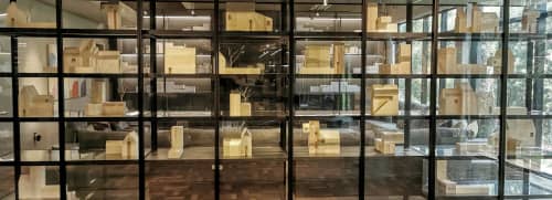 Shelf occupation with imaginary architectures | Interior Design by Estudio Manus | flores da cunha in Centro