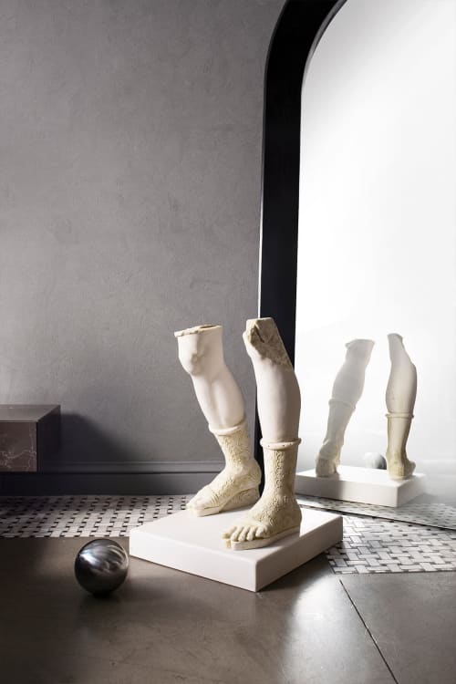 Ancient Feet (Istanbul Museum) | Sculptures by LAGU. Item made of marble